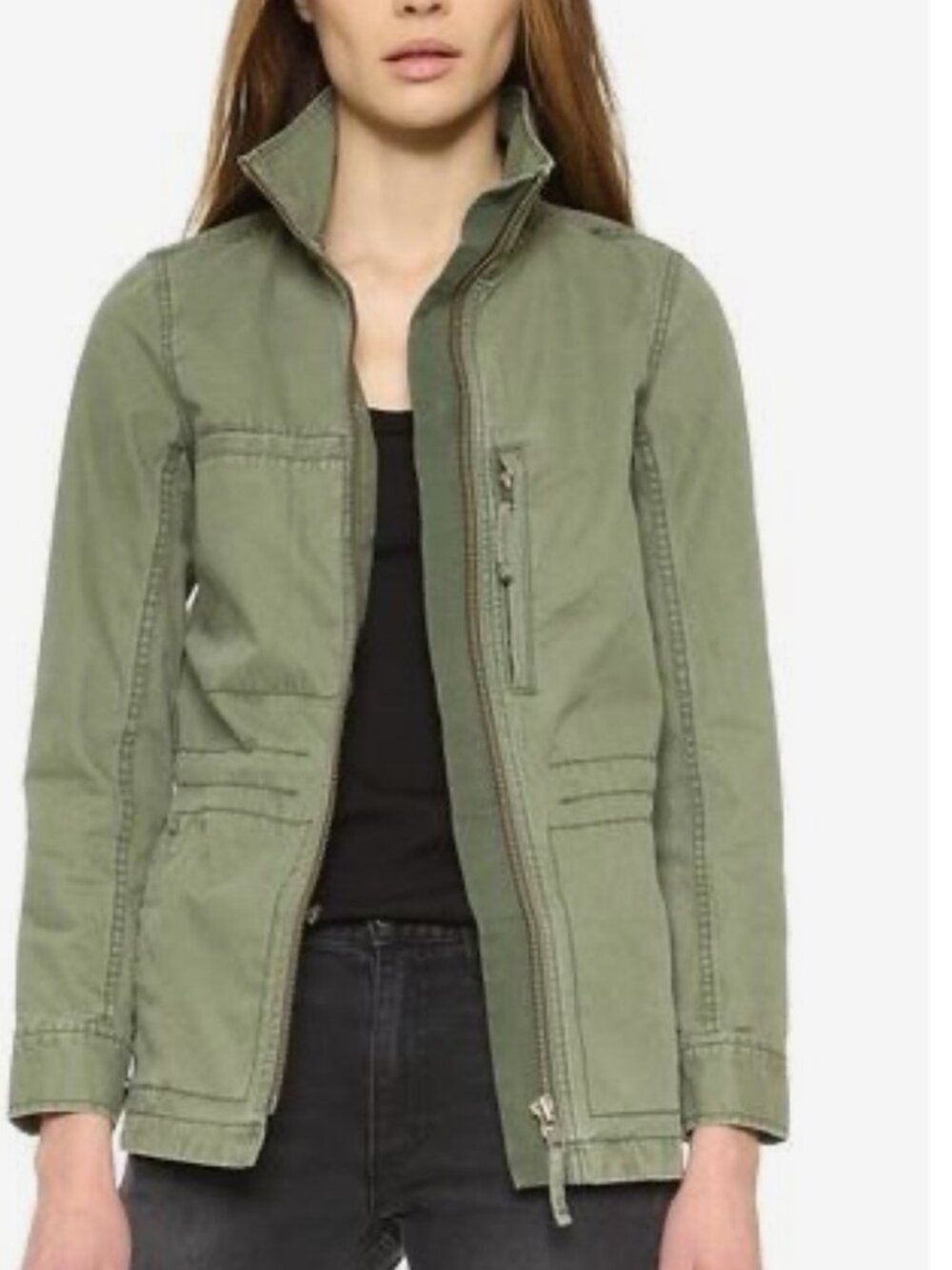 J Crew Utility Jacket, Army Green